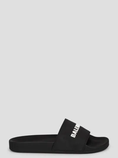 Balenciaga Pool Slide Sandal In Black