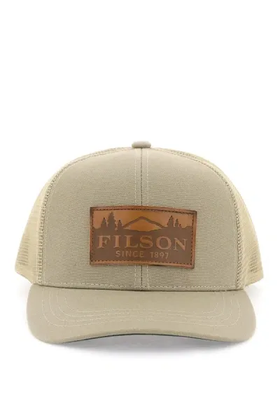 Filson Cappello Baseball Logger In Mesh In Khaki