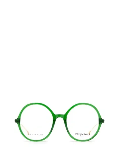 Eyepetizer Soleil Transparent Green Glasses