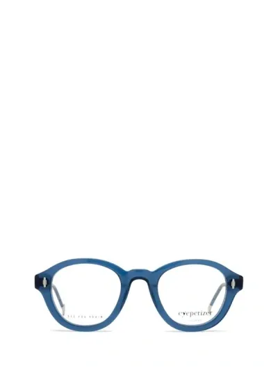 Eyepetizer Eyeglasses In Transparent Blue