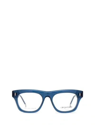 Eyepetizer Eyeglasses In Transparent Blue