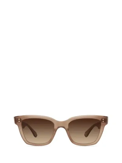 Mr Leight Lola S Sweet Rose-chocolate Gold Sunglasses