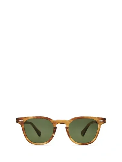 Mr Leight Dean S Marbled Rye-white Gold Sunglasses In Marbeled Rye