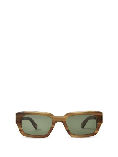 Mr Leight Mr. Leight Sunglasses In Macadamia-antique Gold