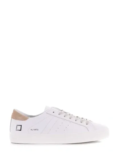 Date Sneaker Hill Low Vintage Calf White Rust