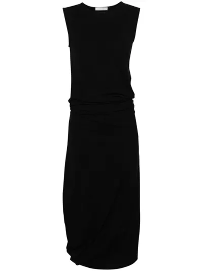 Lemaire Dress In Black Cotton