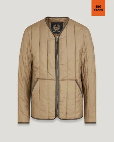 Belstaff Centenary Quilt Jacket In British Khaki