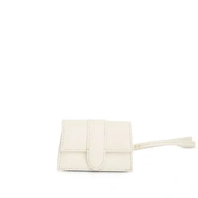 Jacquemus Le Porte Bambino Leather Pouch In White