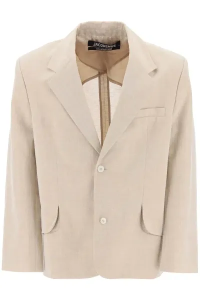 Jacquemus Blazer In Cream