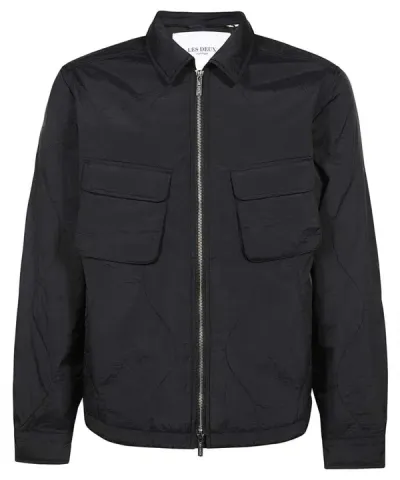 Les Deux Nylon Jacket In Black