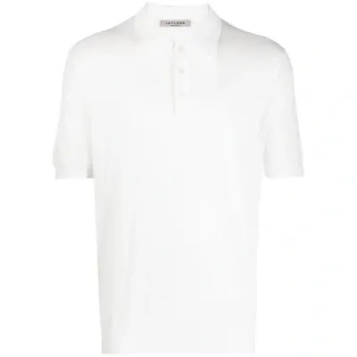 Fileria Short-sleeve Cotton Polo Shirt In White