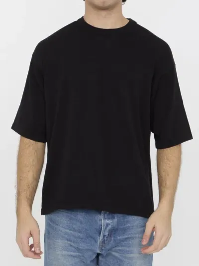 Roberto Collina Cotton T-shirt In Black