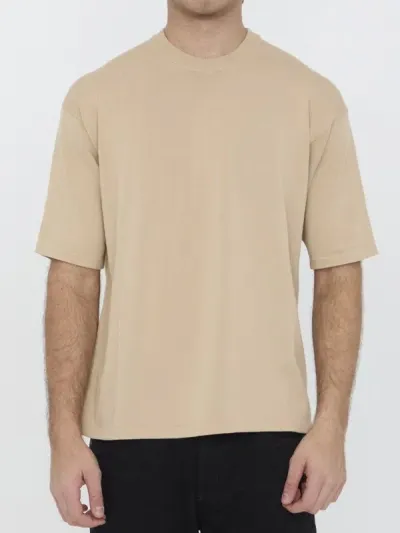 Roberto Collina Cotton T-shirt In Blanco