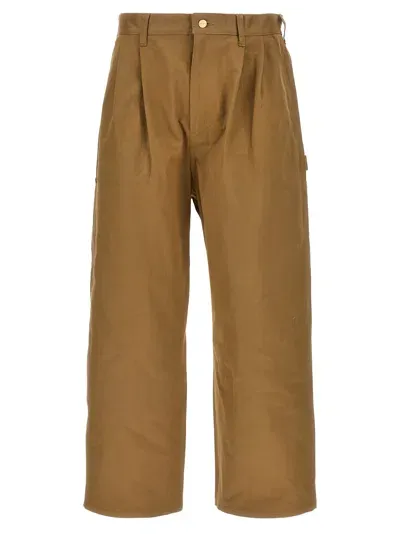 Junya Watanabe X Carhartt Double Pence Pants In Brown