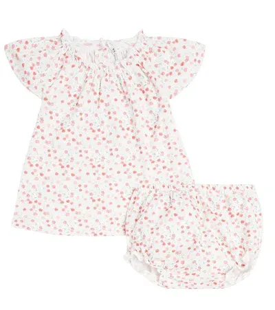 Bonpoint Baby Amissa Dress And Bloomers Set In Im Blanc Naturel