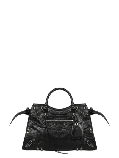 Balenciaga Neo Cagole Xs Handbag In Black