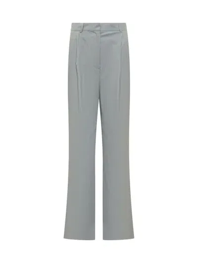 Loulou Studio Wide Leg Pants In Blue