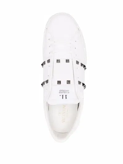 Valentino Garavani Rockstud Untitled Lace In White