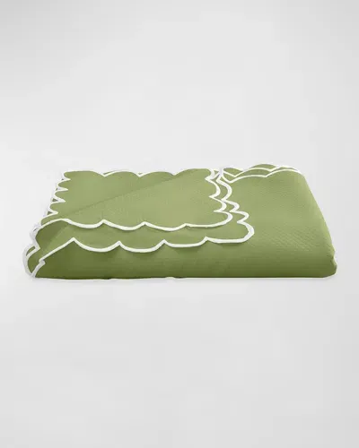 Matouk Savannah Gardens Tablecloth, 68" X 162" In Spring Green