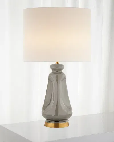 Visual Comfort Signature Kapila Table Lamp By Aerin In Slate