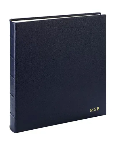 Graphic Image Large Bound Photo Album In Navy