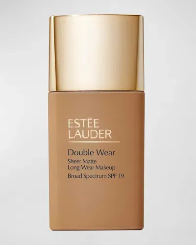 Estée Lauder Double Wear Sheer Matte Longwear Makeup - Spf 19 In W Bronze (deep With Warm Golden Underton