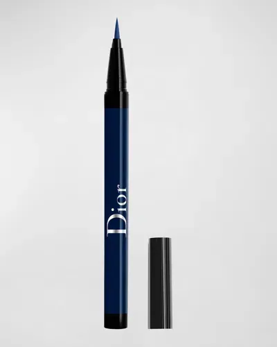 Dior Show On Stage Waterproof Liquid Eyeliner In 296 Matte Denim