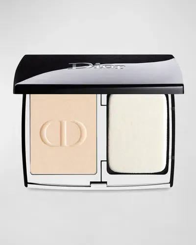 Dior Forever Natural Matte Velvet Compact Foundation In W Warm (very Light Skin With Golden Unde