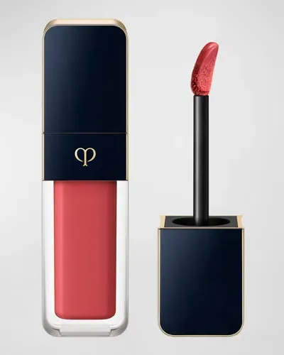 Clé De Peau Beauté Cream Rouge Shine Liquid Lipstick In Maraca Ginger