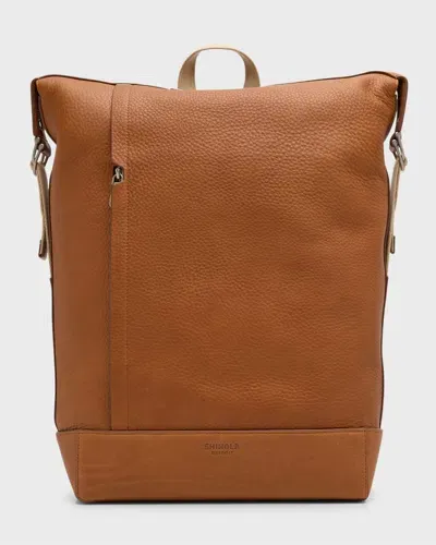 Shinola Men's Canfield Leather Backpack In Tan