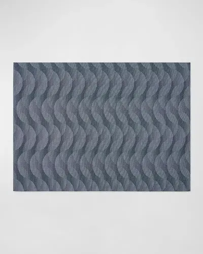 Chilewich Arc Indoor/outdoor Rug, 4' X 6' In Indigo