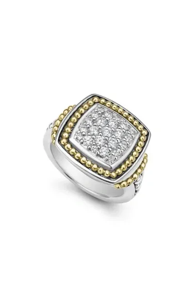 Lagos Rittenhouse Diamond Pavé Ring In Silver