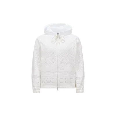 Moncler Collection Veste À Capuche Leimone In White