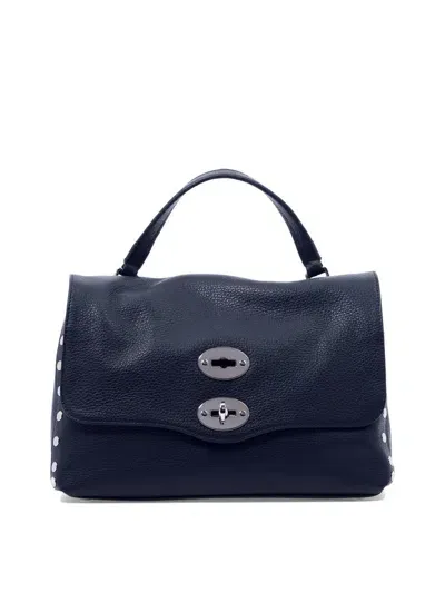 Zanellato Postina S Daily Foldover Top Handbag In Blue