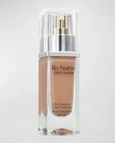 Estée Lauder Re-nutriv Ultra Radiance Liquid Foundation Spf 20 In W Deep Spice (extra Deep With Warm Golde