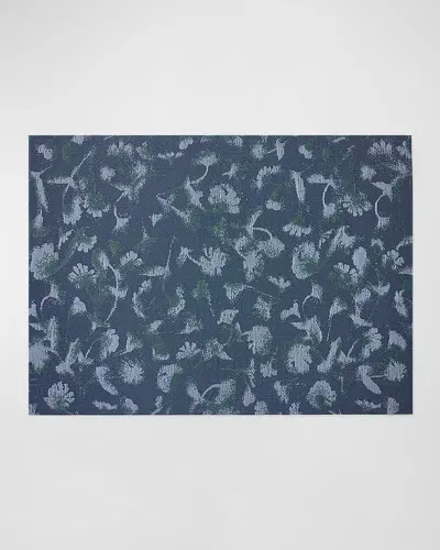 Chilewich Botanic Indoor/outdoor Runner, 2' X 6' In Indigo