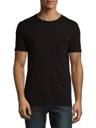 Zadig & Voltaire Stockholm Cotton Tee In Noir