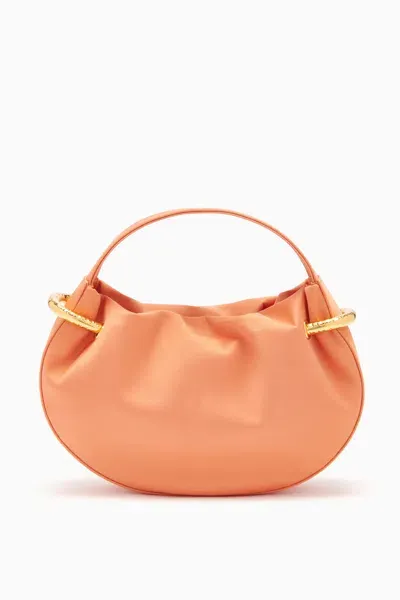 Ulla Johnson Tilda Ruched Mini Bag In Henna