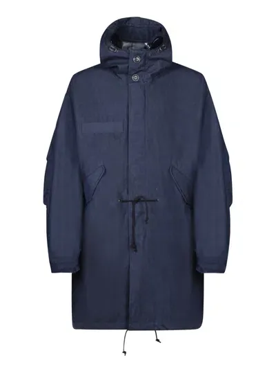 Junya Watanabe Coats In Blue