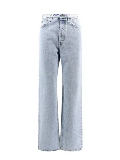 Totême Classic Cut Denim Full Length In Blue