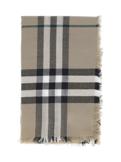 Burberry Scarfs In Brown