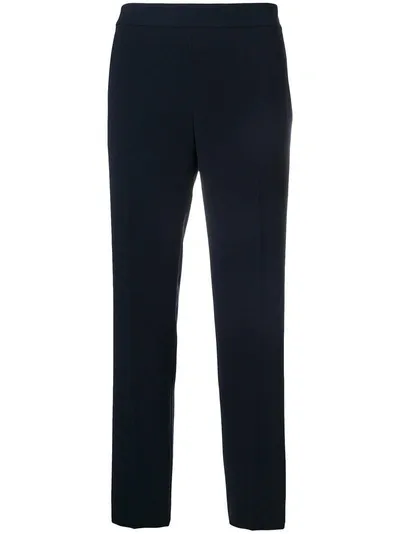 Alberto Biani Mid-rise Flared Trousers In Black