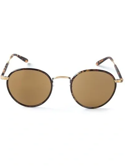 Garrett Leight Wilson 46 Round-frame Sunglasses In Brown