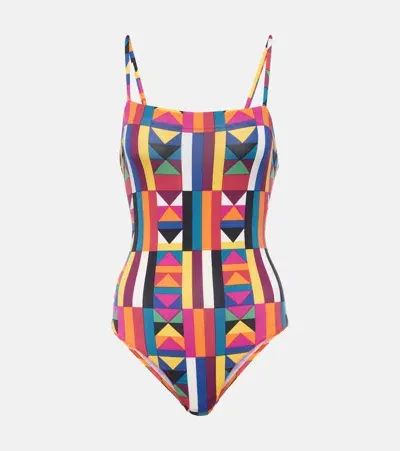 Eres Couleurs Printed Swimsuit In Multicoloured