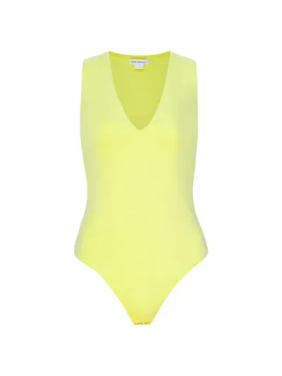 Good American Women's Scuba Deep V-tank Bodysuit In Palo Verde