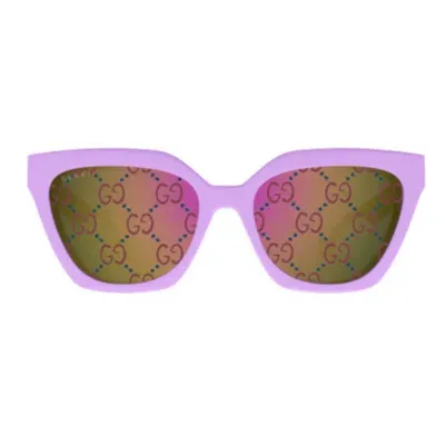 Gucci Eyewear Cat In Purple