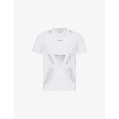 Coperni X Puma Rubberised-logo T-shirt In White