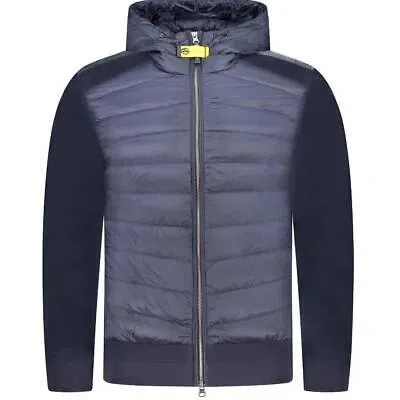 Pre-owned Parajumpers Herren Bomber Buck 562 Jacke In Blau