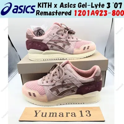 Pre-owned Asics Kith X  Gel-lyte 3 '07 Remastered By Invitation Only 1201a923-800 Herren In Rosa