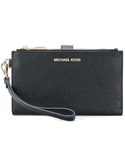 Michael Michael Kors Clasp Clutch In Black